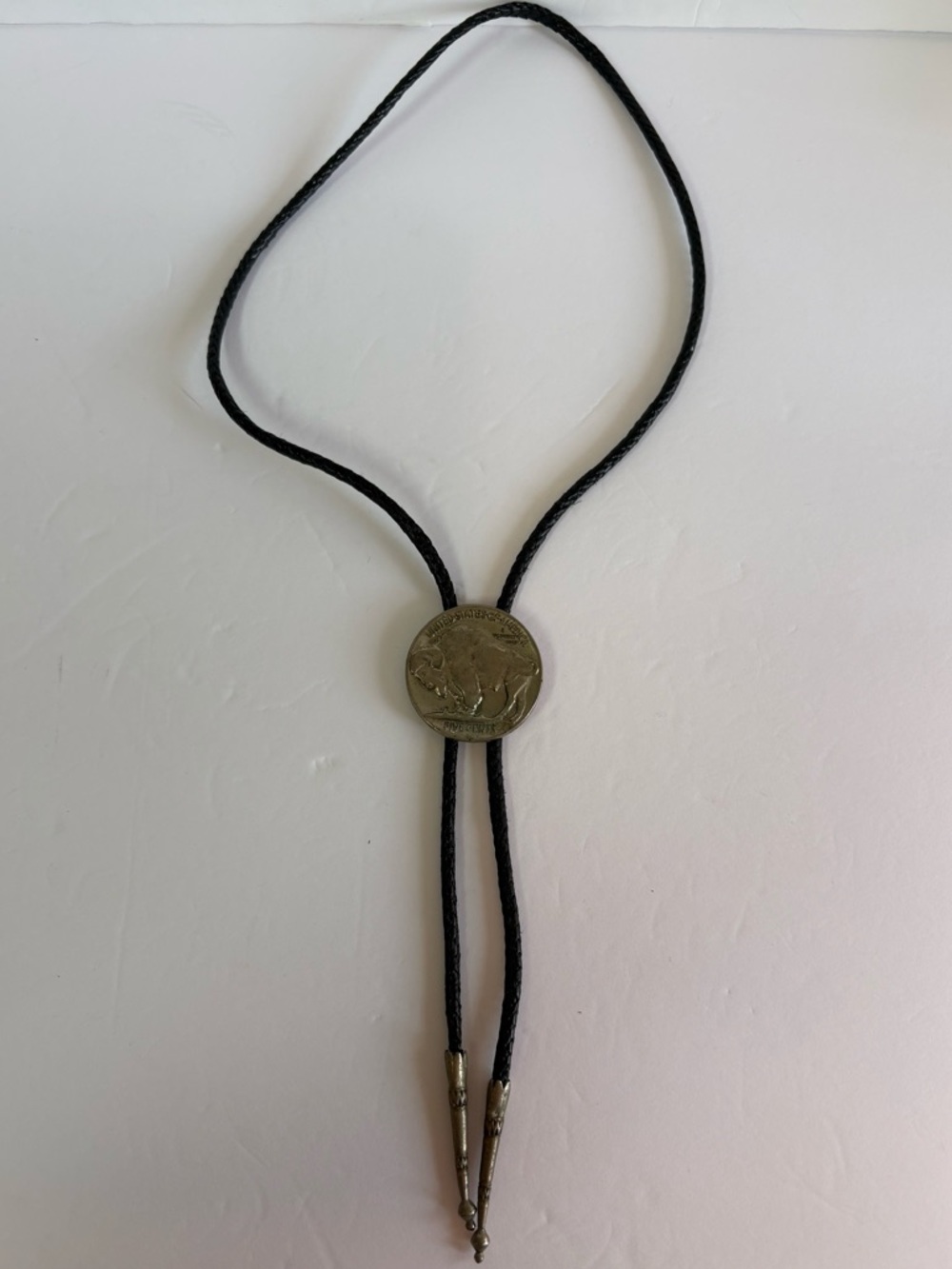 Vintage Buffalo Nickel Bolo Tie